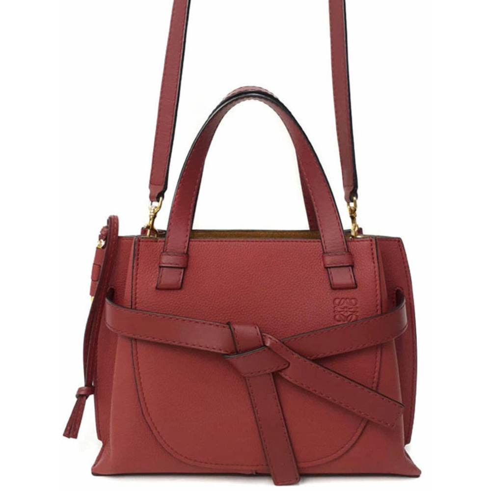 Loewe Gate Top Handle Leather Shoulder Bag